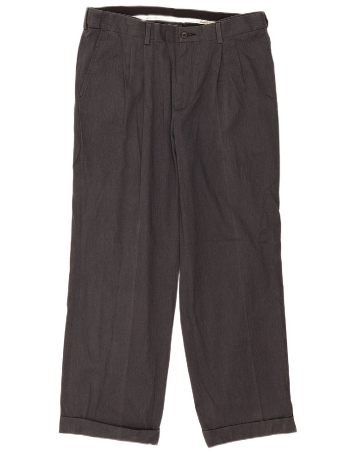 Eddie Bauer Herren Pegged Chino Hose W36 L31 Grau Klassisch