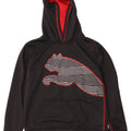 Puma Kapuzenpullover für Jungen mit Grafik, 14–15 Jahre, Größe L, Schwarz, Polyester