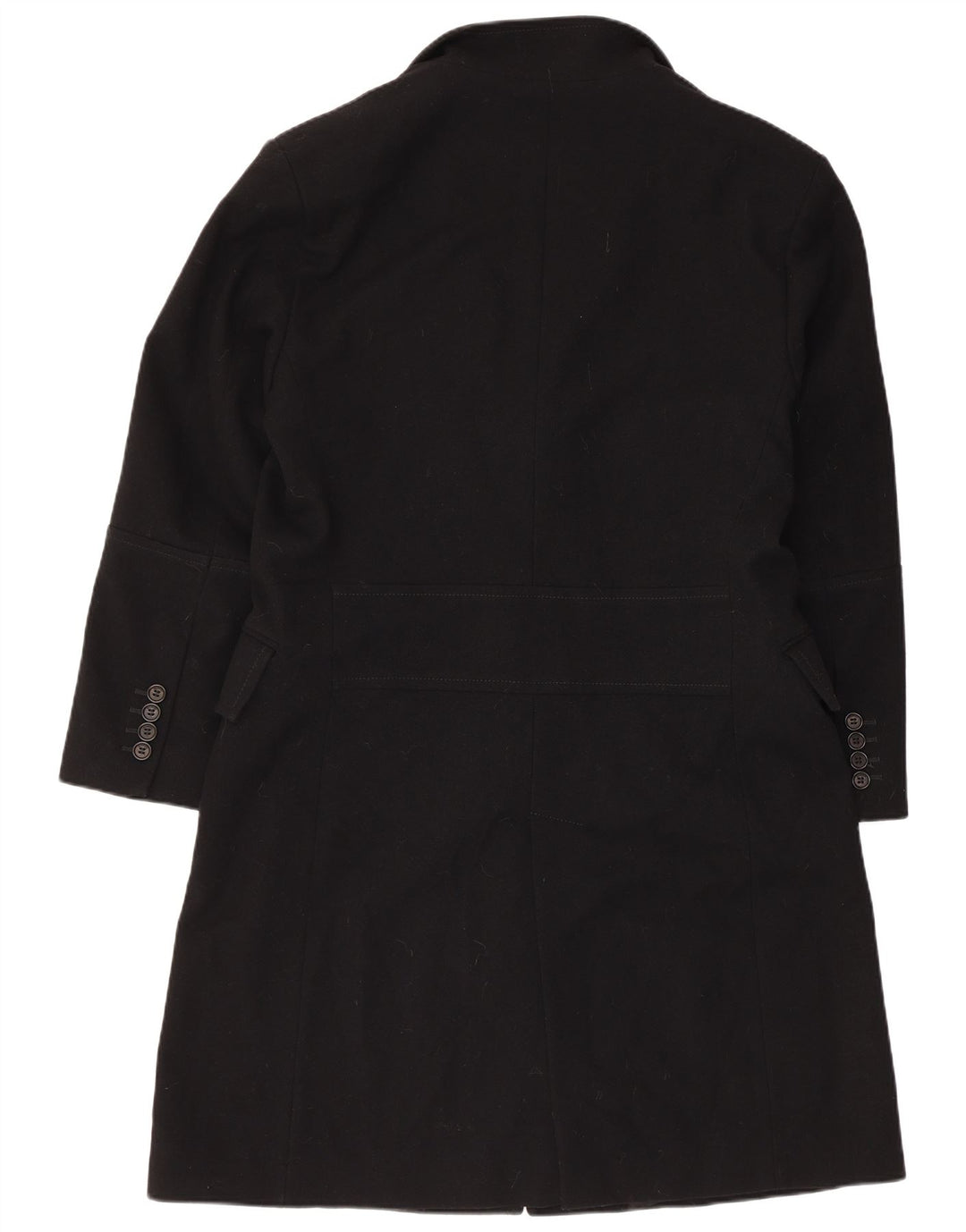 Bikkembergs Herrenmantel IT 52 XL Schwarze Wolle