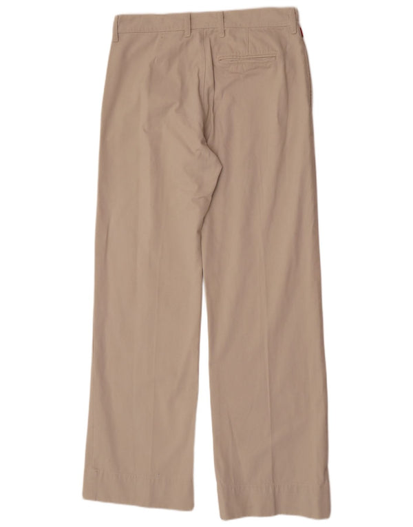 Levi's Damen-Anzughose mit weitem Bein, US 13, Größe L, W31, L34, Beige, Baumwolle