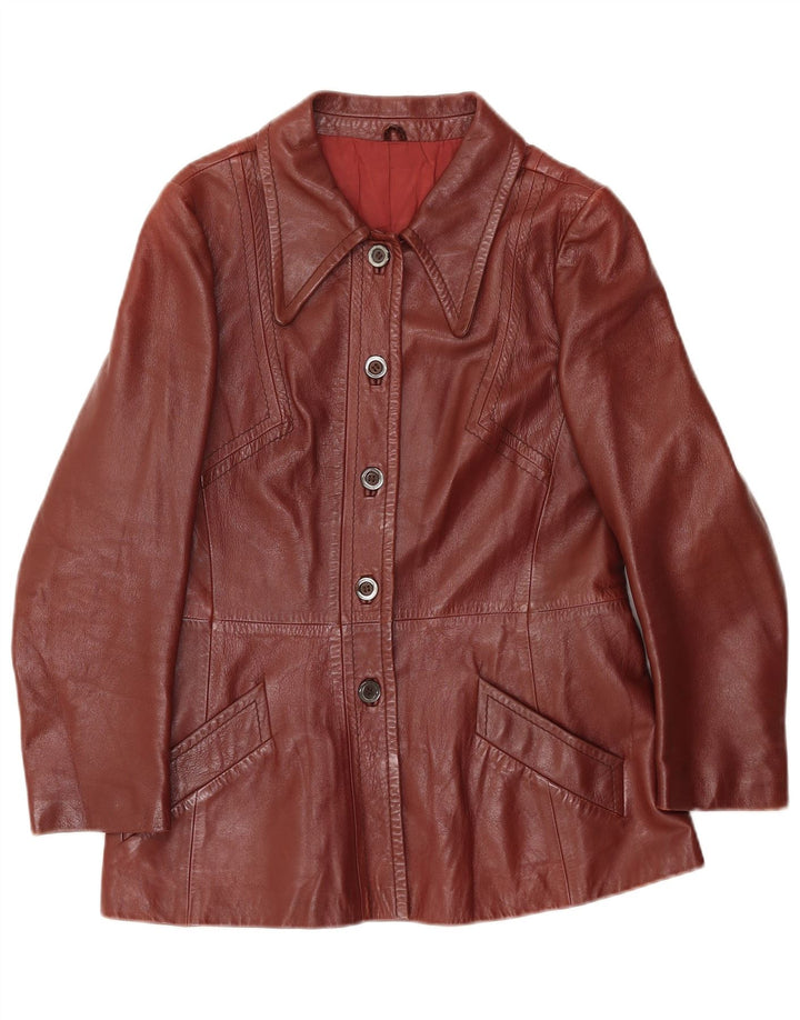 Emme Damen Lederjacke IT 46 Large Braun