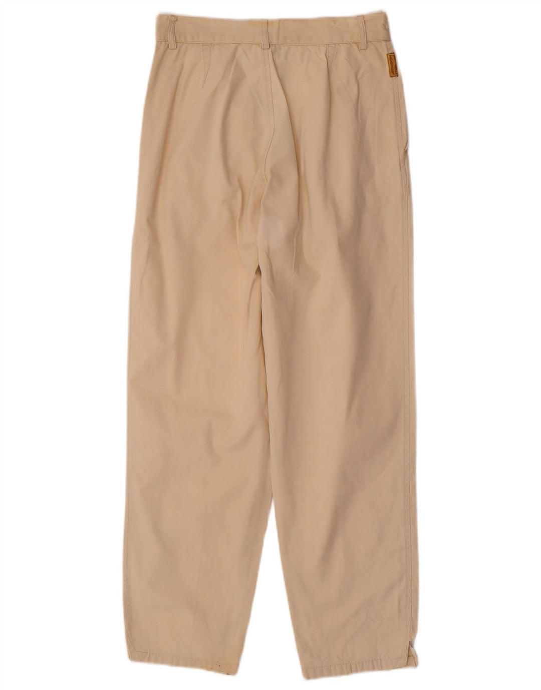 Trussardi Damen-Chinohose mit hoher Taille, Größe 44, Mittel W26 L27, Beige