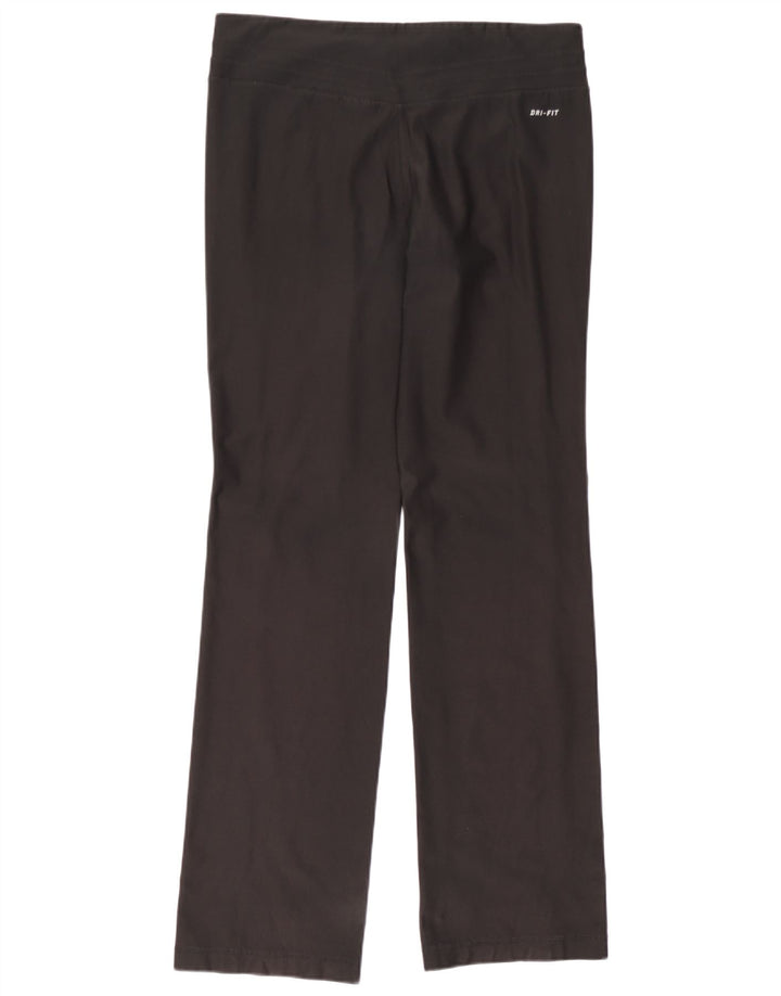 Nike Damen Dri Fit Leggings UK 14 Medium Schwarz