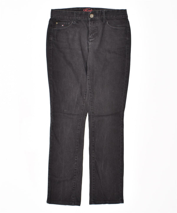 TOMMY HILFIGER Damen Hope Slim Jeans US 6 Medium W30 L30 Schwarze Baumwolle
