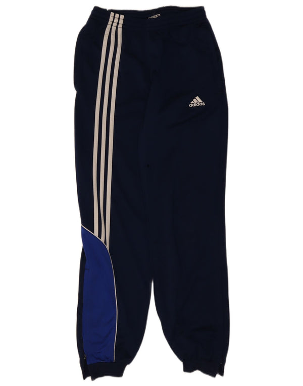 Adidas Trainingshose für Jungen, 13–14 Jahre, marineblaues Farbblock-Polyester