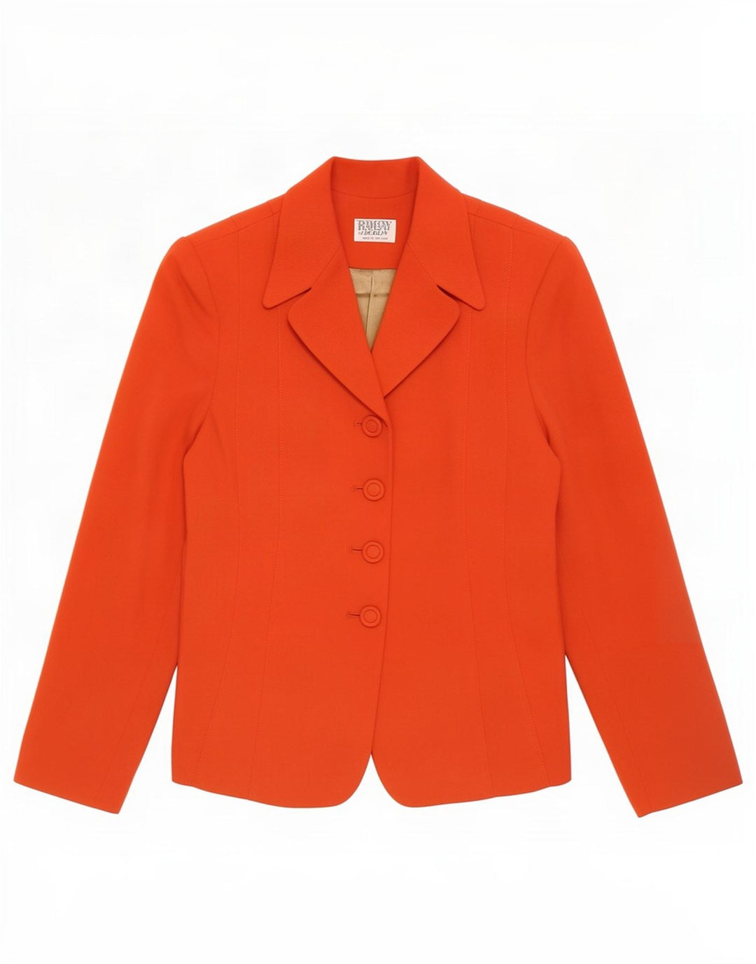 Ramsay Damen-Blazerjacke mit 4 Knöpfen, UK 14, Mittelrot