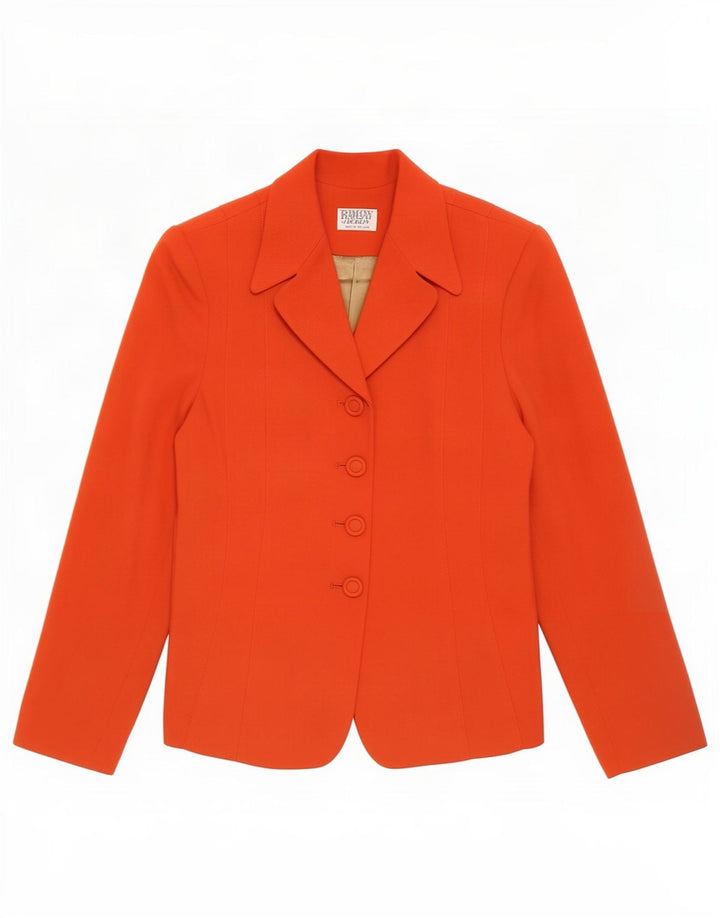 Ramsay Damen-Blazerjacke mit 4 Knöpfen, UK 14, Mittelrot