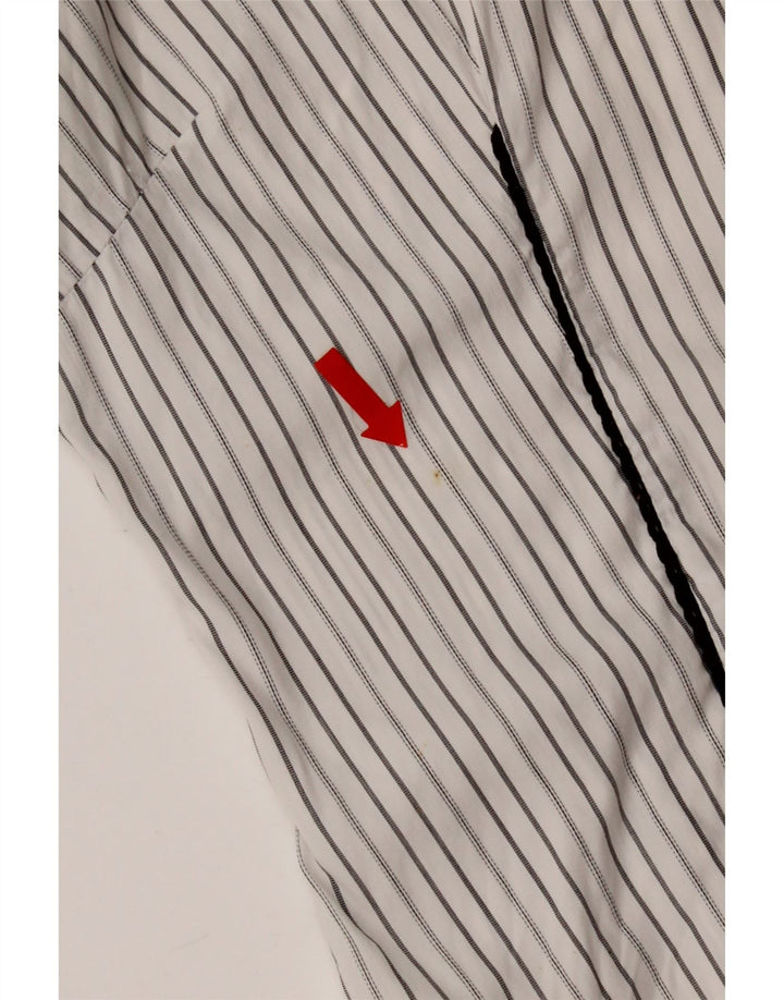 Dolce & Gabbana Damen-Hemd IT 42 Mittelweißer Nadelstreifen