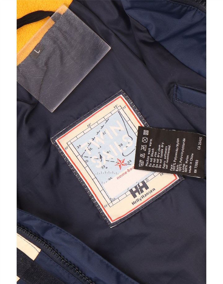 Helly Hansen Herren-Windbreakerjacke mit Kapuze, Größe 40, Marineblau