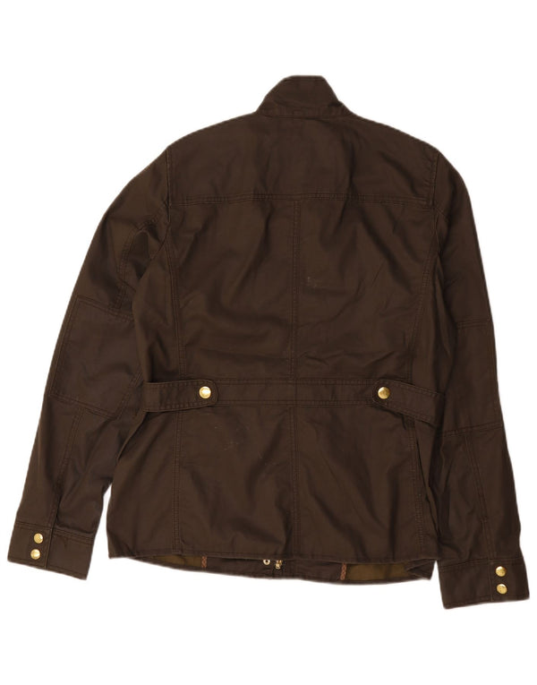 J. Crew Damen Utility-Jacke UK 14 Mittelbraune Baumwolle