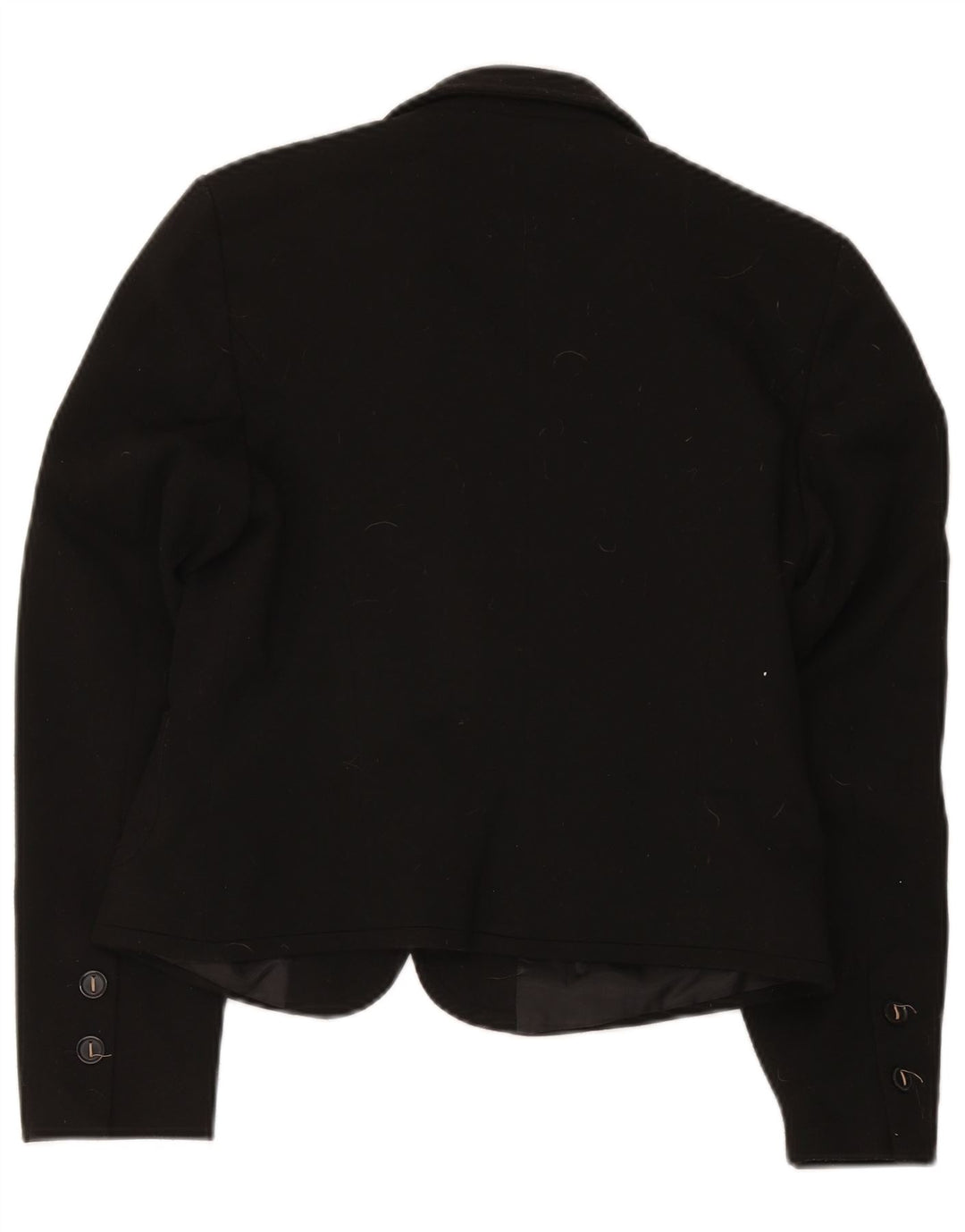 Marks & Spencer Damen-Blazerjacke mit 2 Knöpfen, UK 12, Mittelschwarz, Polyester