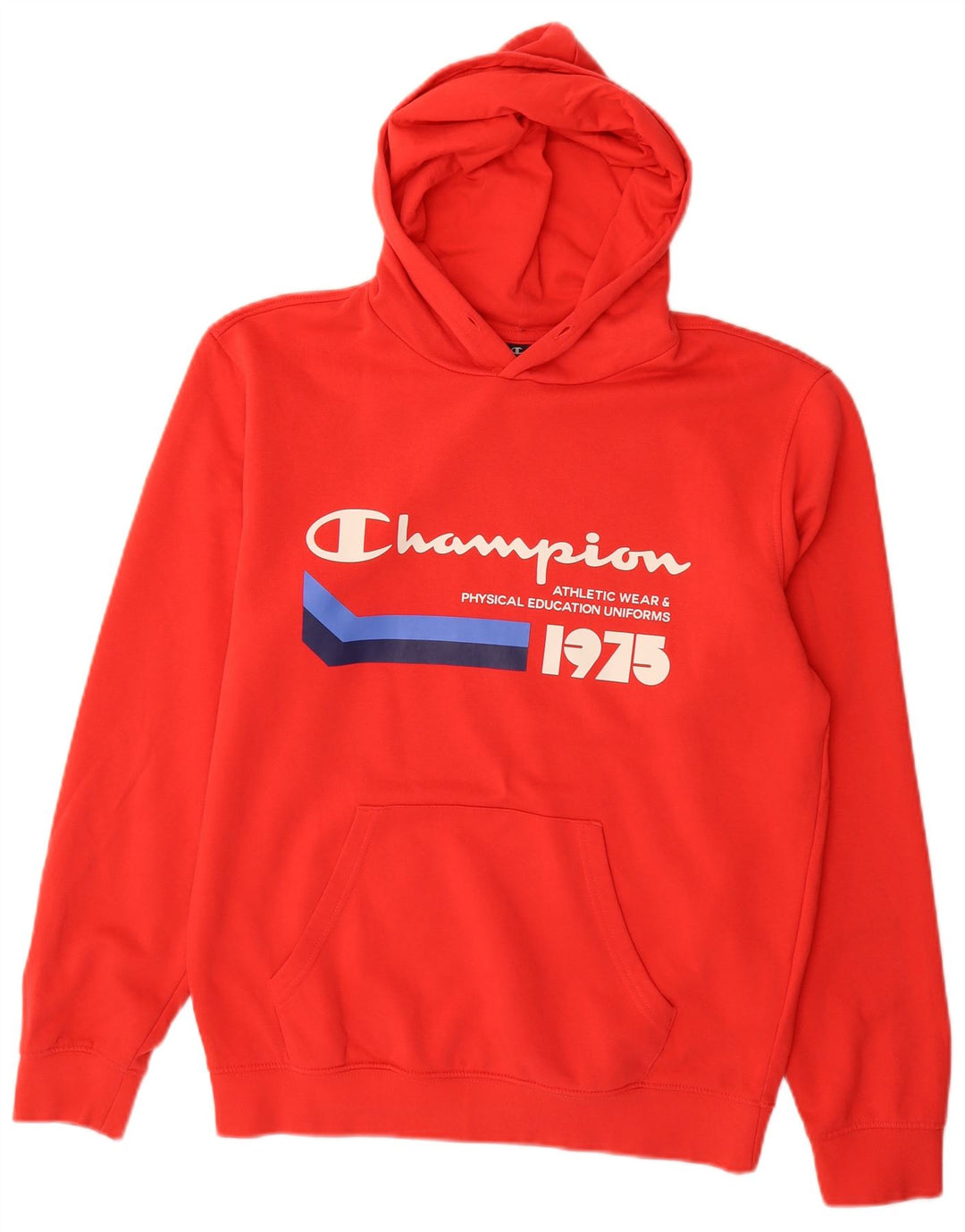 Champion Herren-Kapuzenpullover mit Grafik, mittelrote Baumwolle