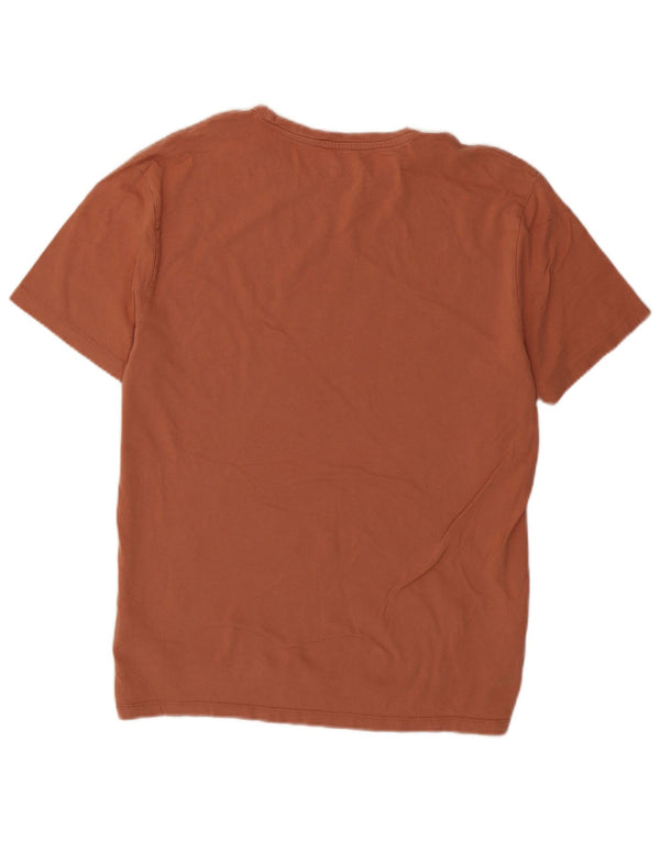 All Saints Herren T-Shirt Top Large Braun Baumwolle