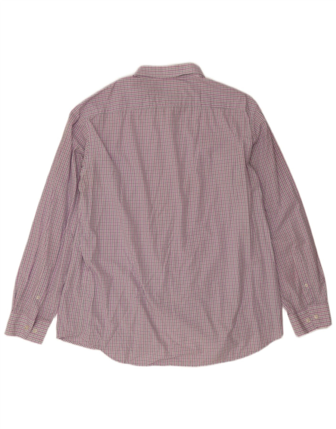 Carrera Herren-Hemd mit normaler Passform, 3XL, lila kariert, Baumwolle