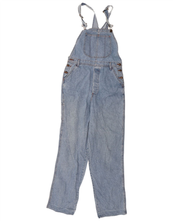 Cargo-Latzhose für Damen mit Reißverschluss, W36, L29, Blau