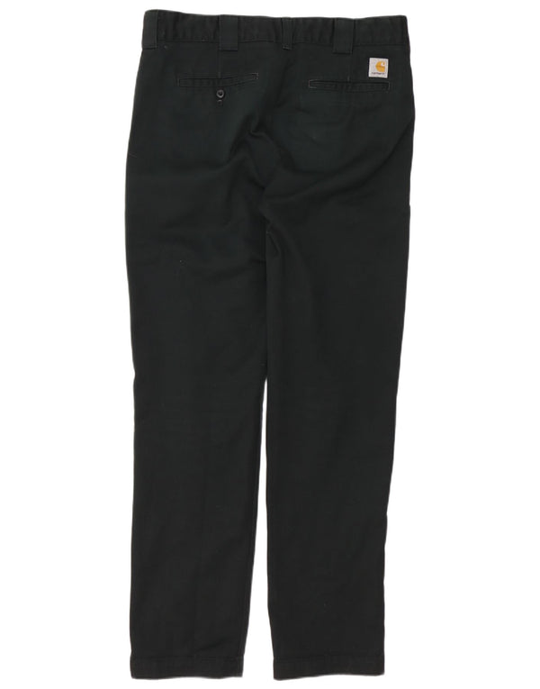 Carhartt Slim Chino-Hose für Herren, W32, L34, schwarze Baumwolle