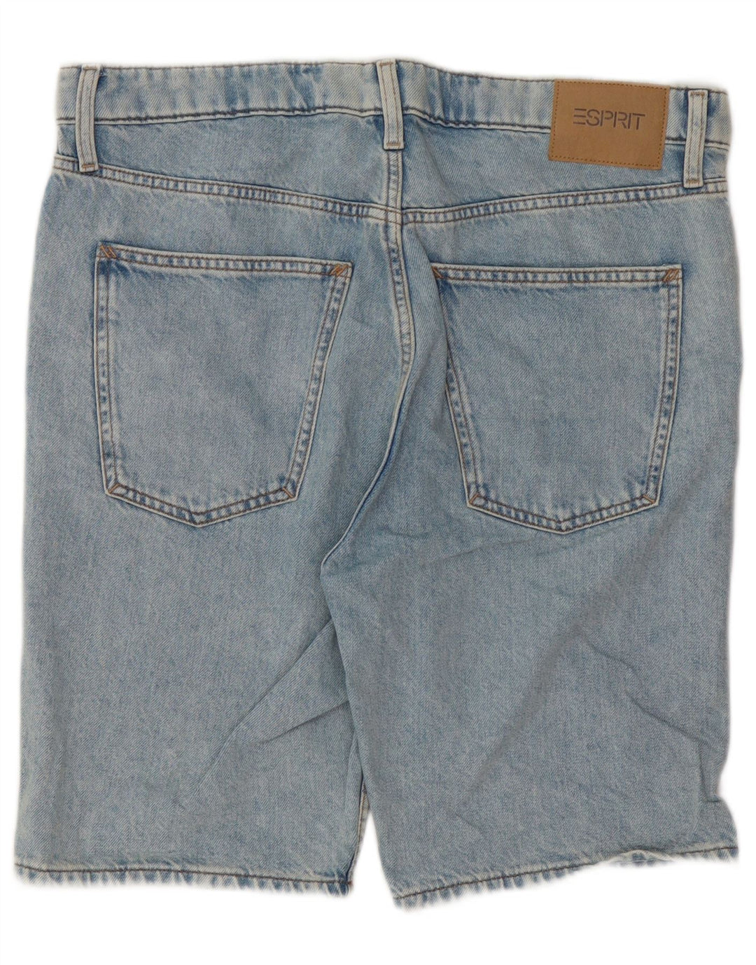 Esprit Herren Denim Shorts W33 Mittelblaue Baumwolle
