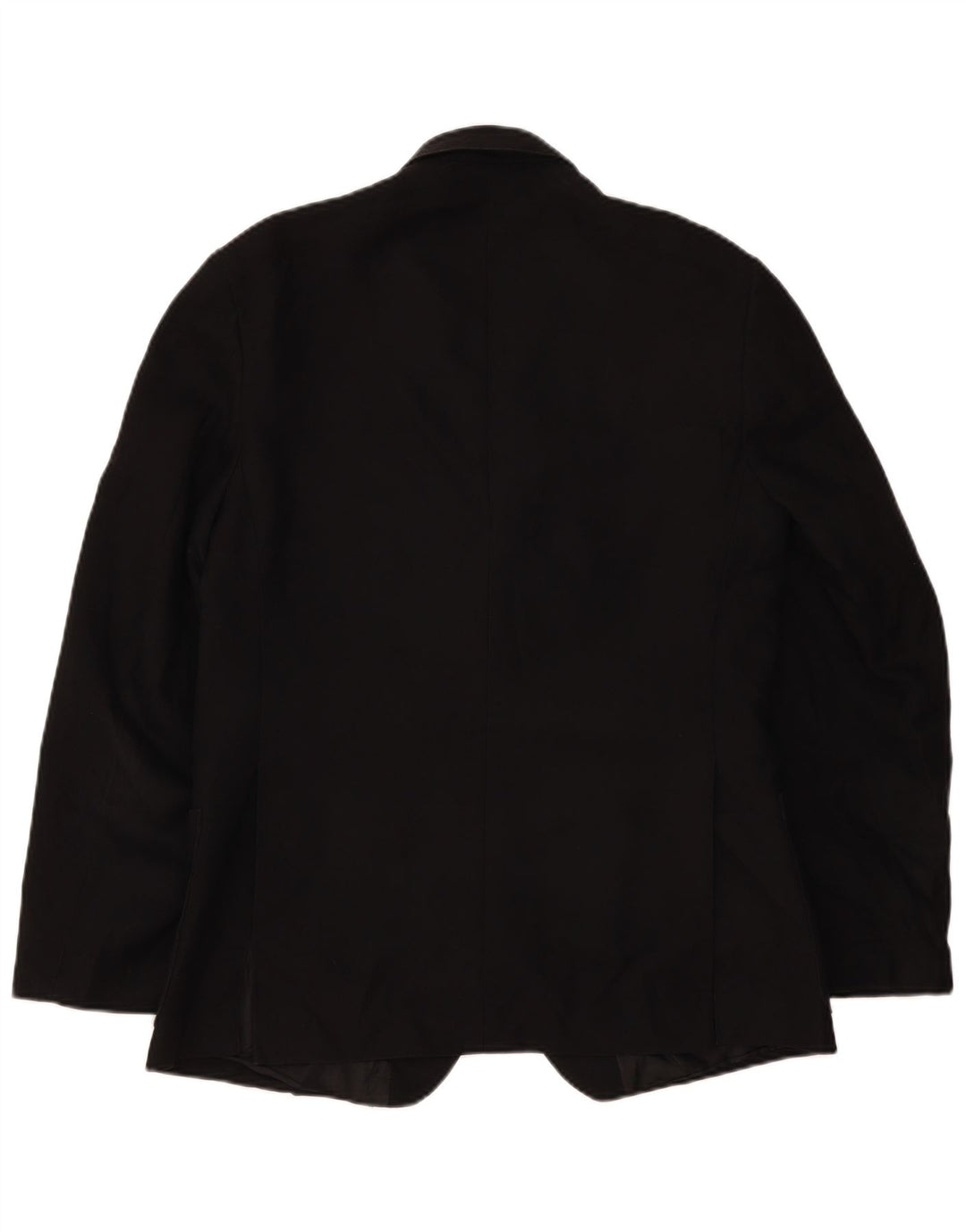 Vintage Herren 2-Knopf-Blazerjacke UK 38 Mittelschwarzes Polyester
