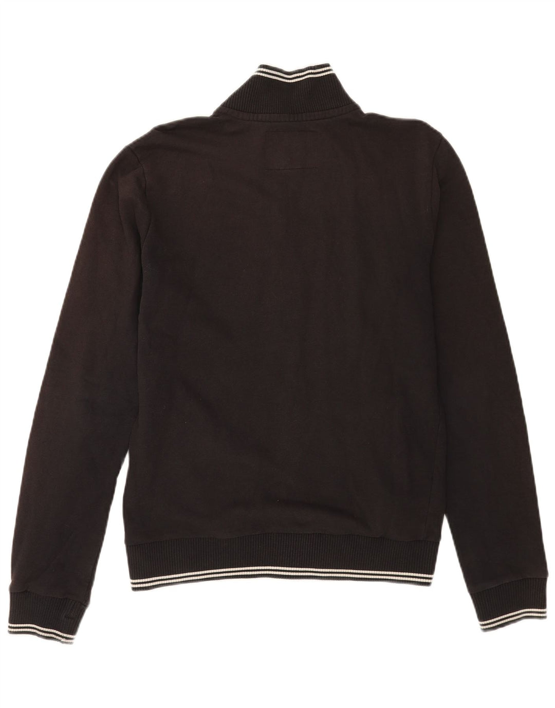 Woolrich Herren-Trainingsanzug-Top-Jacke aus mittelschwarzer Baumwolle