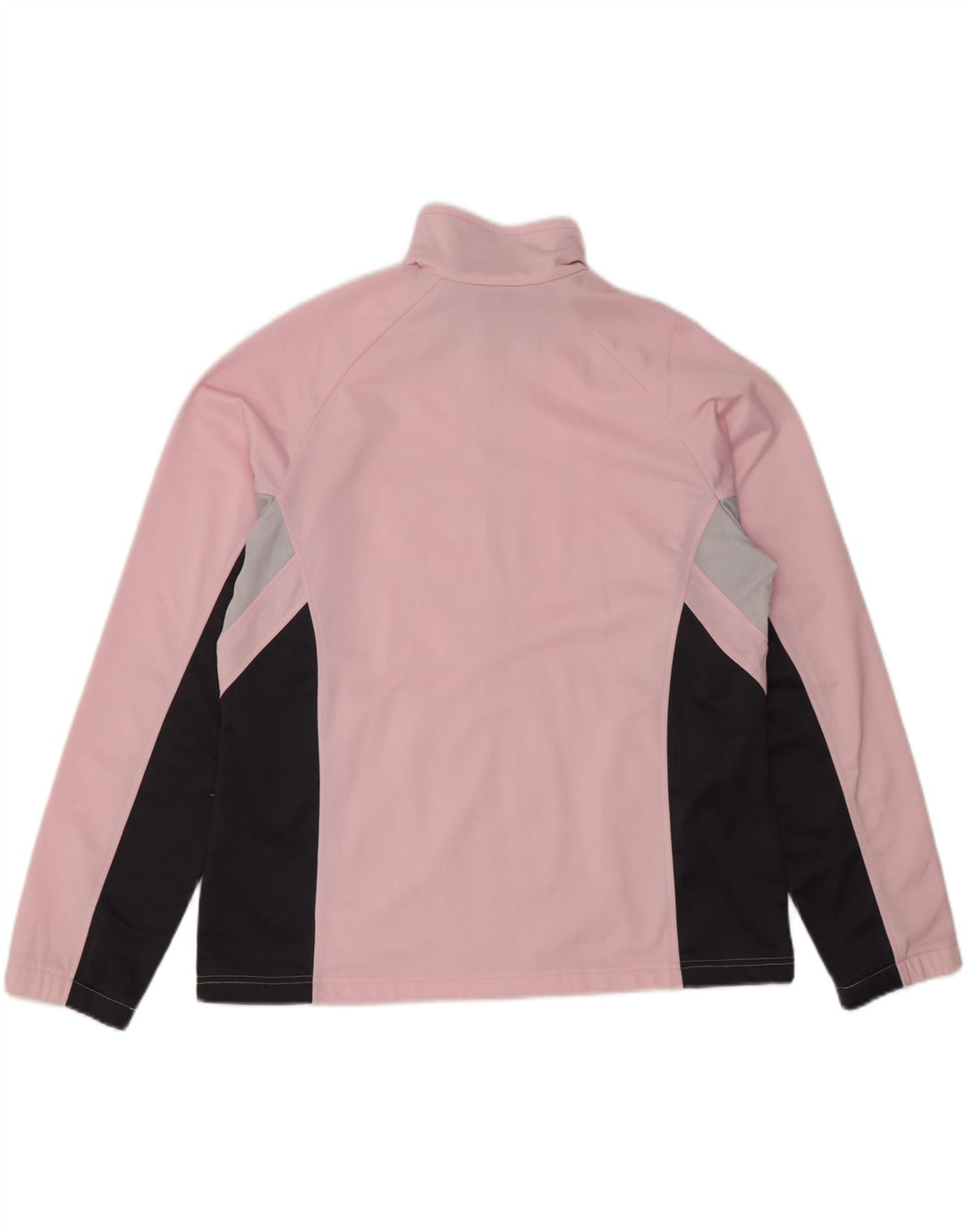 DIADORA Damen-Trainingsanzug-Top-Jacke UK 18 XL Pink Colourblock Polyester