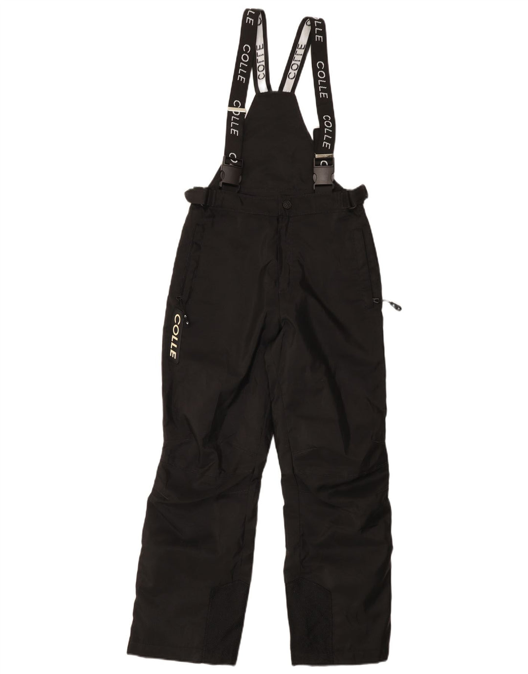 COLLE Latzhose für Jungen, Skihose mit Grafik, 11–12 Jahre, Schwarz