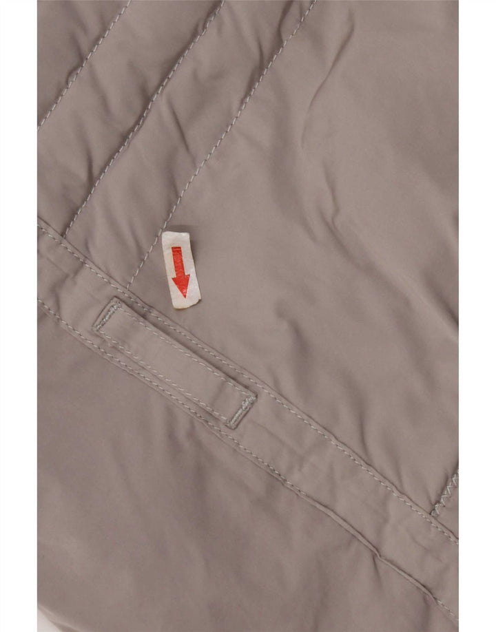 Napapijri Wattierte Damenjacke mit Kapuze, UK 10, Größe S, Grau, Polyester