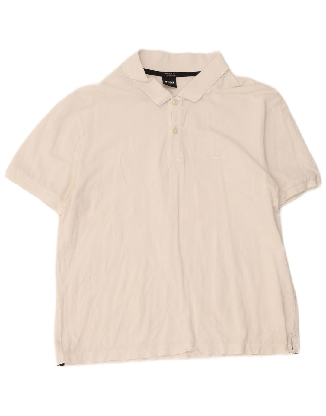 Hugo Boss Herren Regular Fit Poloshirt XL Weiß