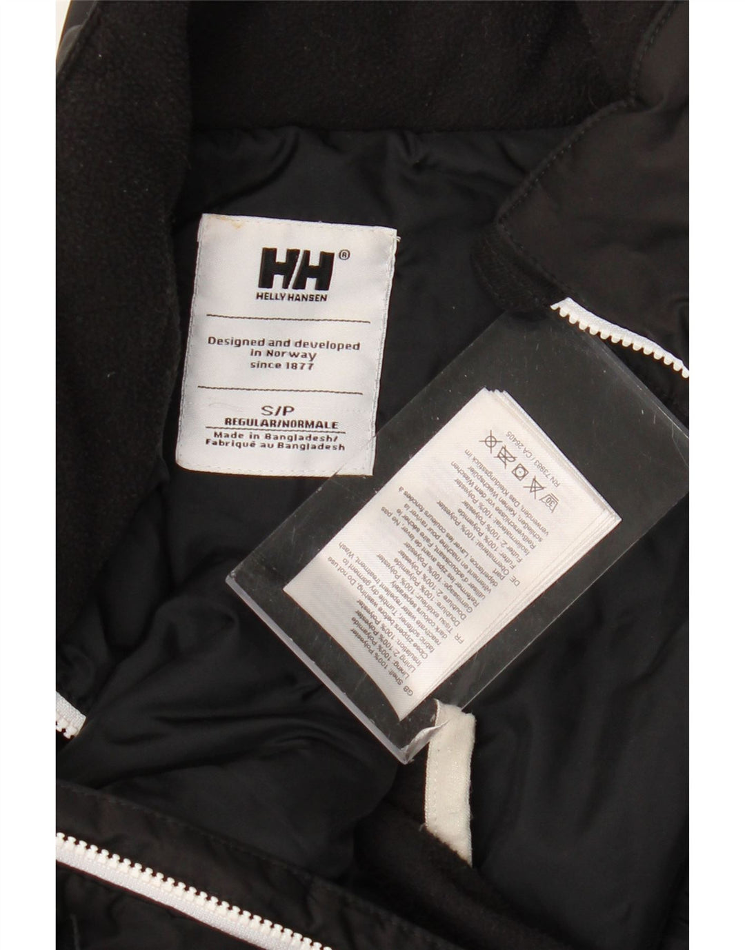Helly Hansen Damen Wattierte Jacke UK 10 Small Schwarz Colourblock Polyester
