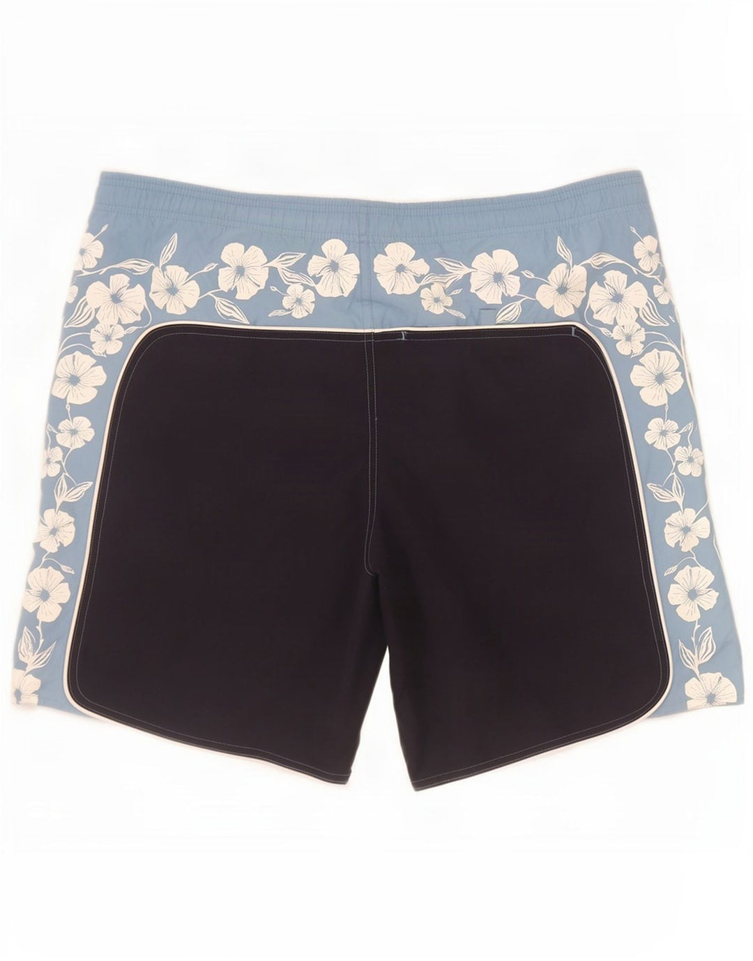 Marks & Spencer Herren-Badeshorts aus Polyester in mittlerem Marineblau mit Blumenmuster