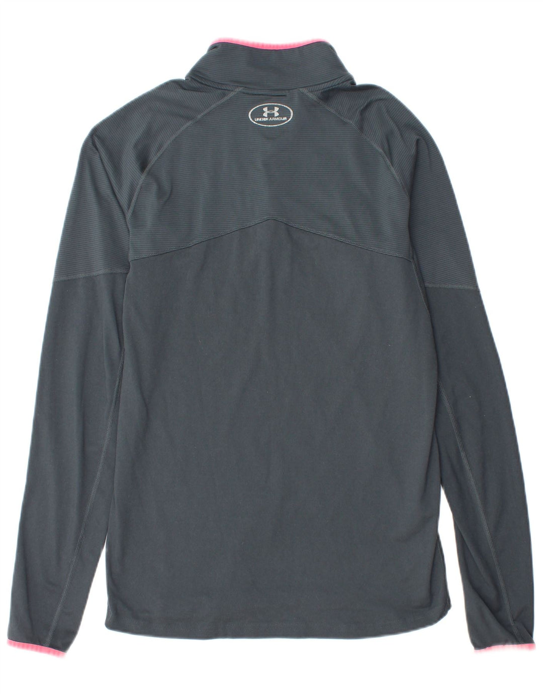 Under Armour Herren-Pullover-Trainingsoberteil mit Reißverschluss und Halsausschnitt, Mittelgrau