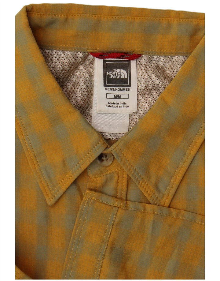 The North Face Herren Kurzarmhemd Mittelgelb kariert Modal