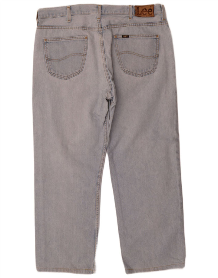 Lee Herren Straight Jeans W38 L27 Blaue Baumwolle