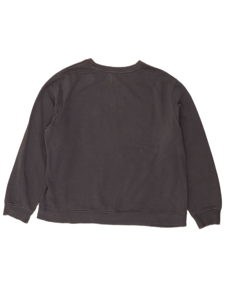 Marks & Spencer Damen Weekend Graphic Sweatshirt Pullover UK 14 Large Schwarz