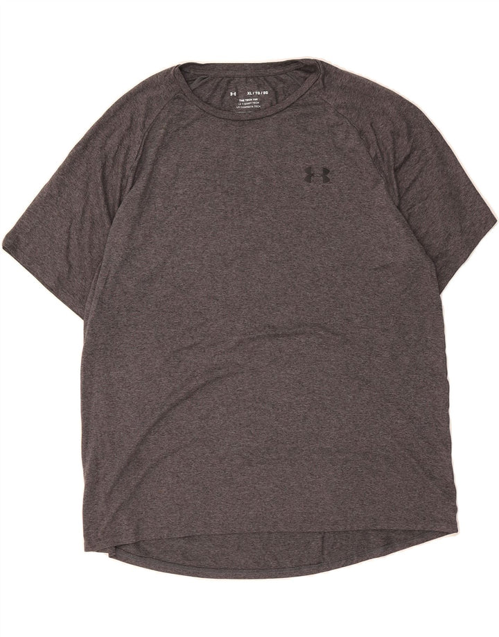 UNDER ARMOUR Mens T-Shirt Top XL Grey Vintage Under Armour and Second-Hand Under Armour from Messina Hembry 