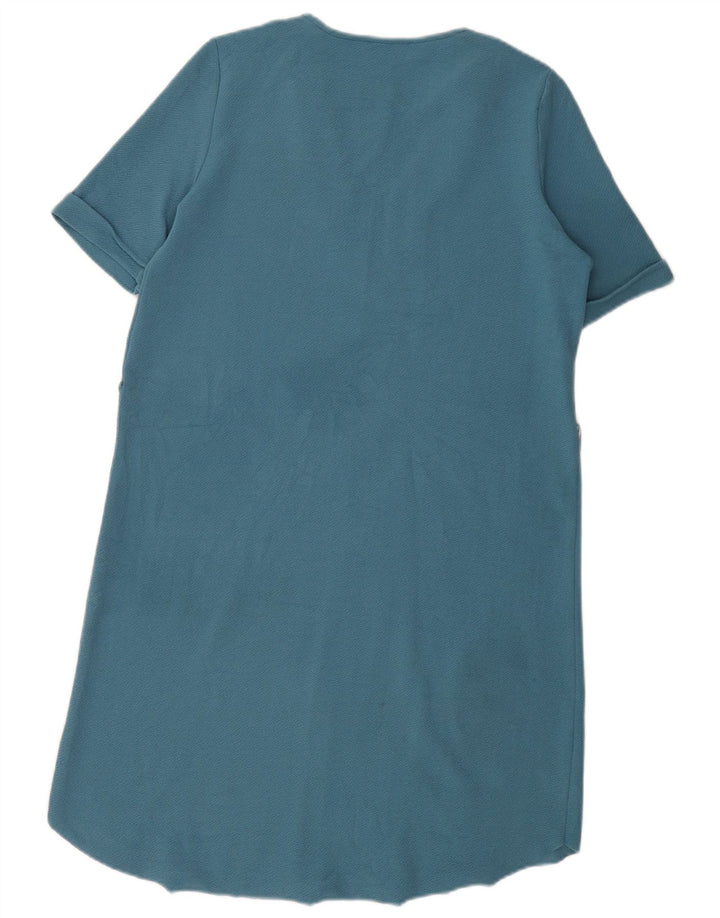 Übergroßes Etuikleid von Zara für Damen, Gr. 10, klein, Blau