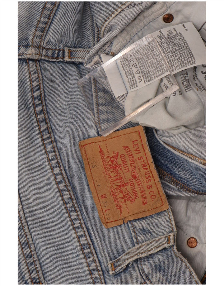 Levi's Damen 516 Bootcut Jeans W34 L36 Blaue Baumwolle