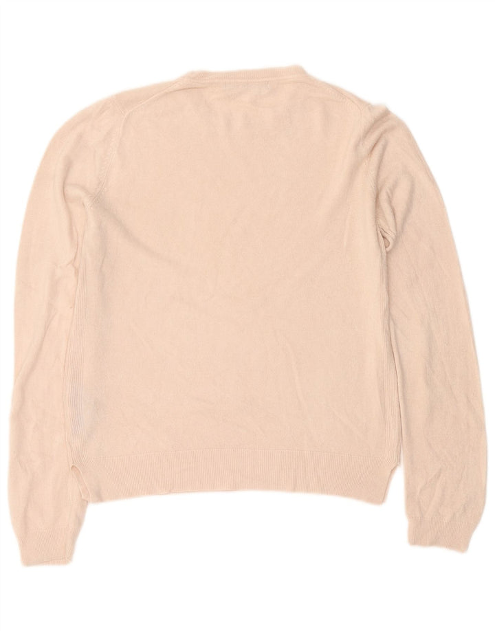 Marks & Spencer Damen-Pullover mit Rundhalsausschnitt, Gr. 12, Mittelrosa, Acryl