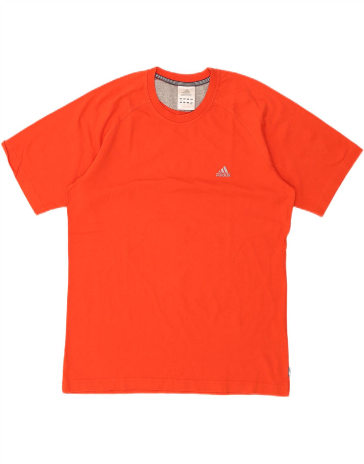 ADIDAS Herren T-Shirt Top Mittelorange Baumwolle