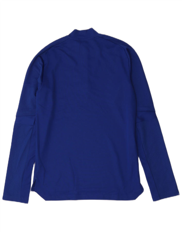 Adidas Herren Irish Football Pullover-Trainingsanzug mit Reißverschluss, Größe S, Blau