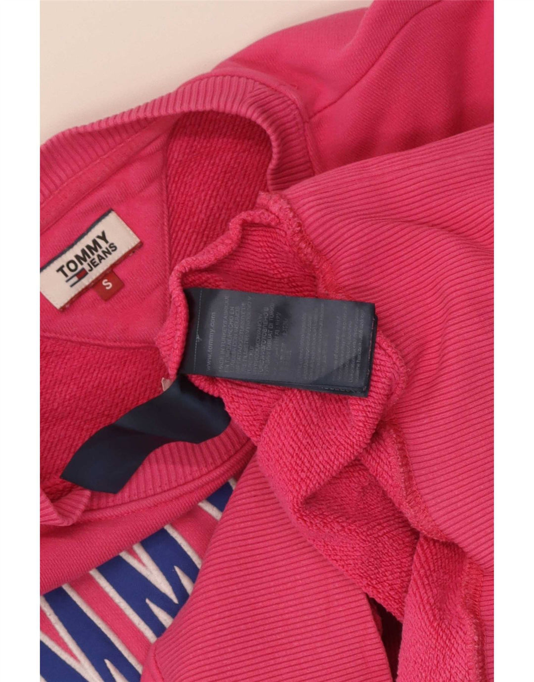 Tommy Hilfiger Damen-Sweatshirt mit Grafik, übergroß, Gr. 10, Rosa