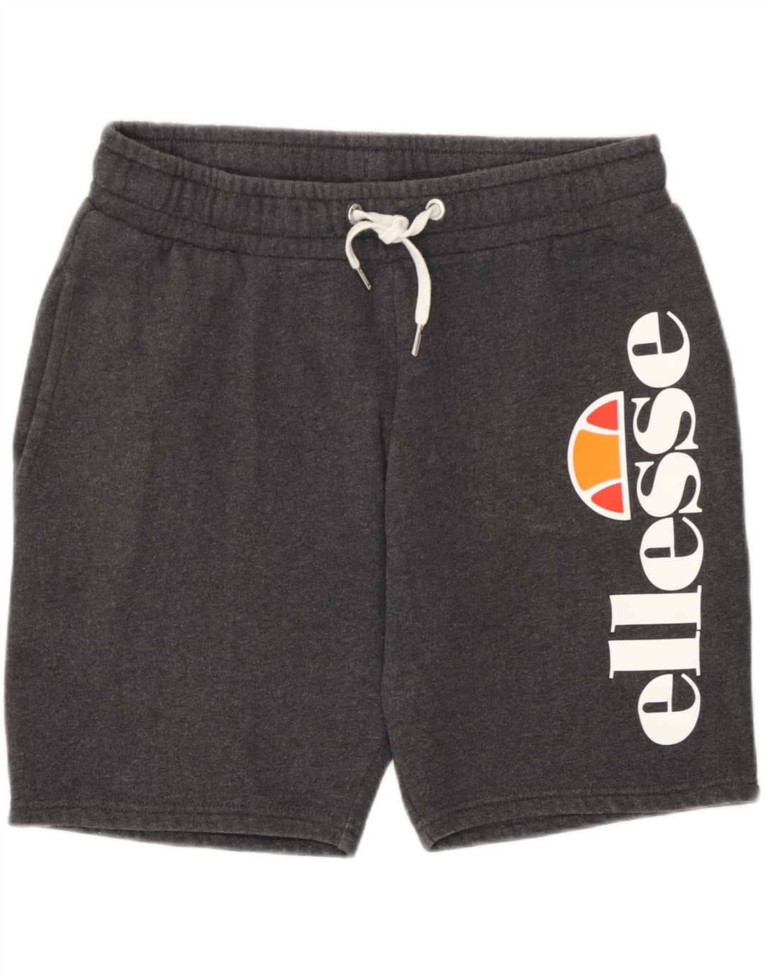 Ellesse Herren Graphic Sport Shorts Mittelgraue Baumwolle