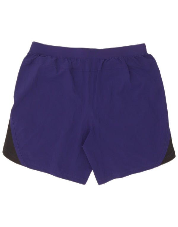 Under Armour Herren Sportshorts XL Lila Farbblock