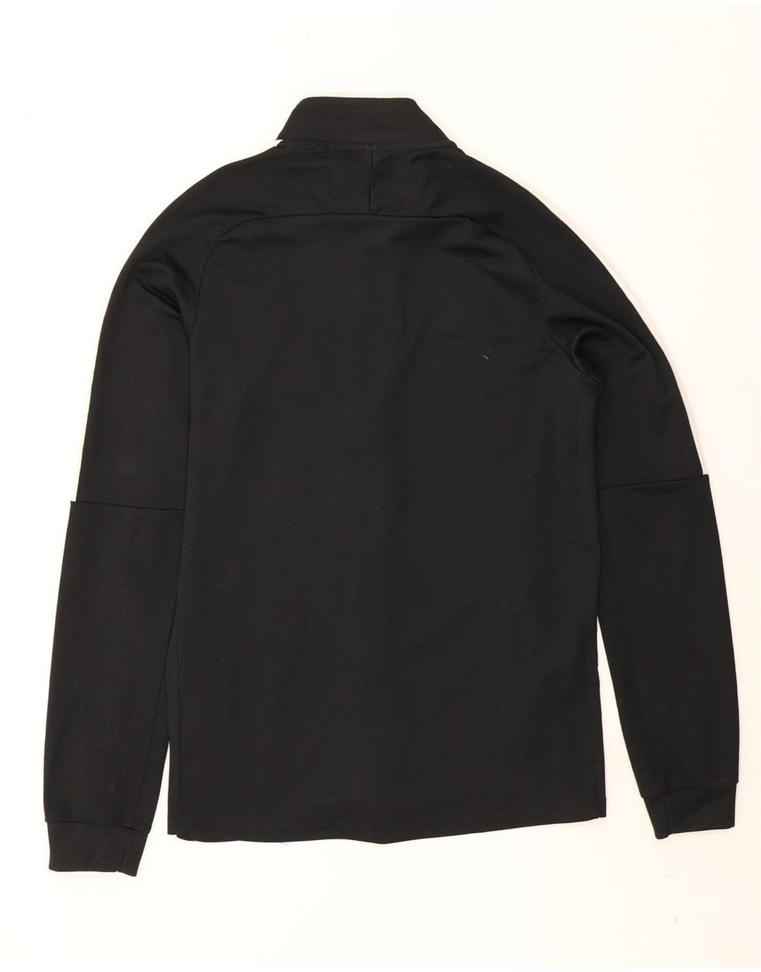 Nike Herren-Dri-Fit-Trainingsanzug-Top-Jacke, mittelschwarzes Farbblock-Polyester