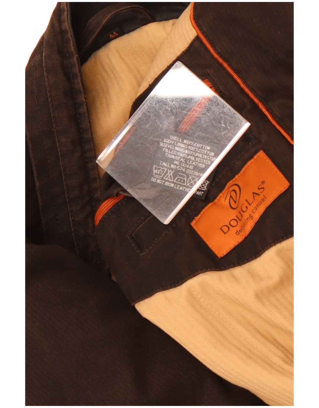 Douglas Herren Bomberjacke UK 44 2XL Braune Baumwolle