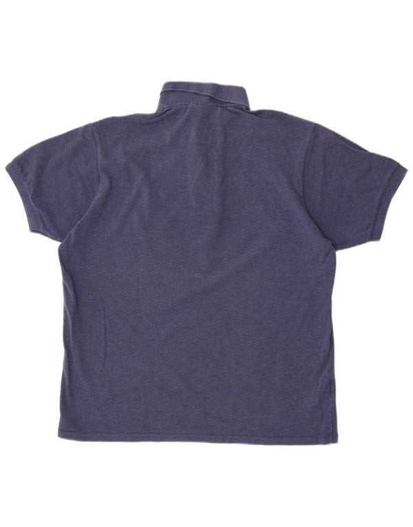 Lacoste Herren-Poloshirt mit klassischer Passform, Größe 5, große blaue Baumwolle