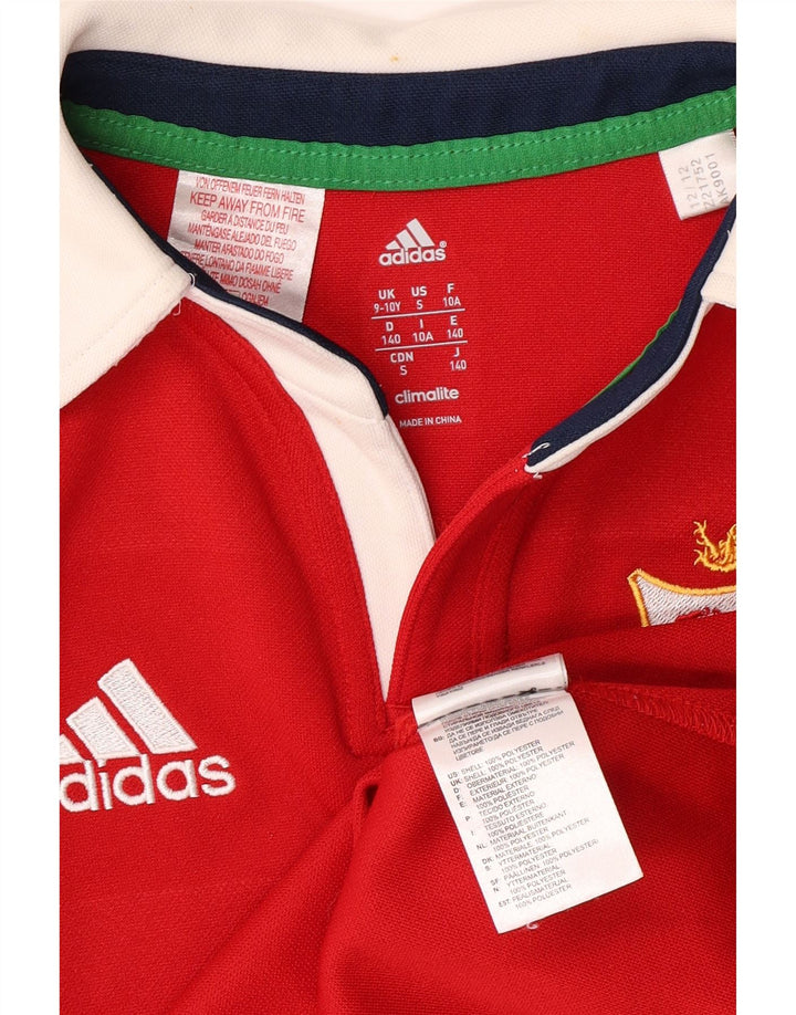 ADIDAS Jungen Australien 2013 Grafik-Poloshirt, 9–10 Jahre, rotes Polyester