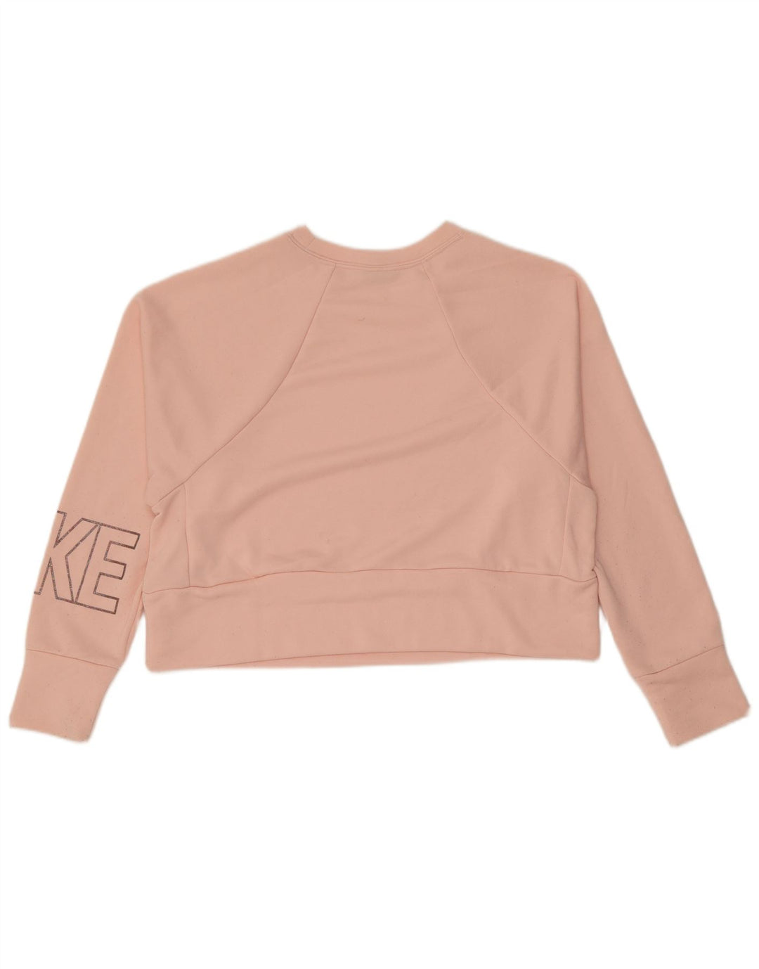Nike Damen-Sweatshirt mit übergroßem Grafik-Crop-Sweatshirt, Gr. 10, klein, Rosa