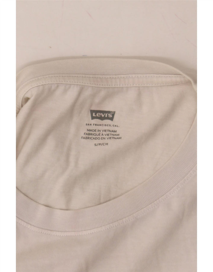 LEVI'S Womens Graphic T-Shirt Top UK 10 Small Multicoloured Colourblock Vintage Levi's and Second-Hand Levi's from Messina Hembry 