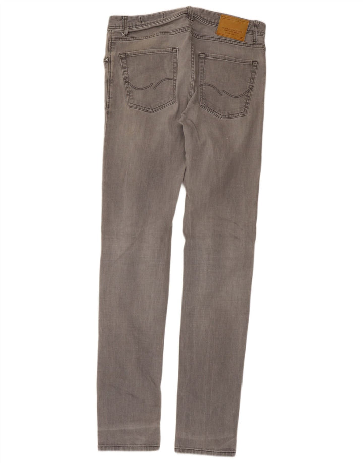 Jack & Jones Herren Ben Skinny Jeans W34 L35 Grau