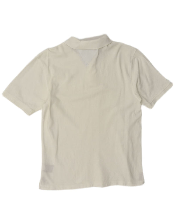 Tommy Hilfiger Jungen-Poloshirt, 12–13 Jahre, groß, weiße Baumwolle